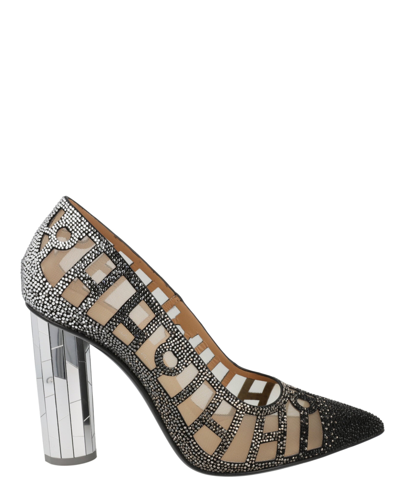 Ferragamo Womens Florise S X5 Crystal-Embellished Pumps