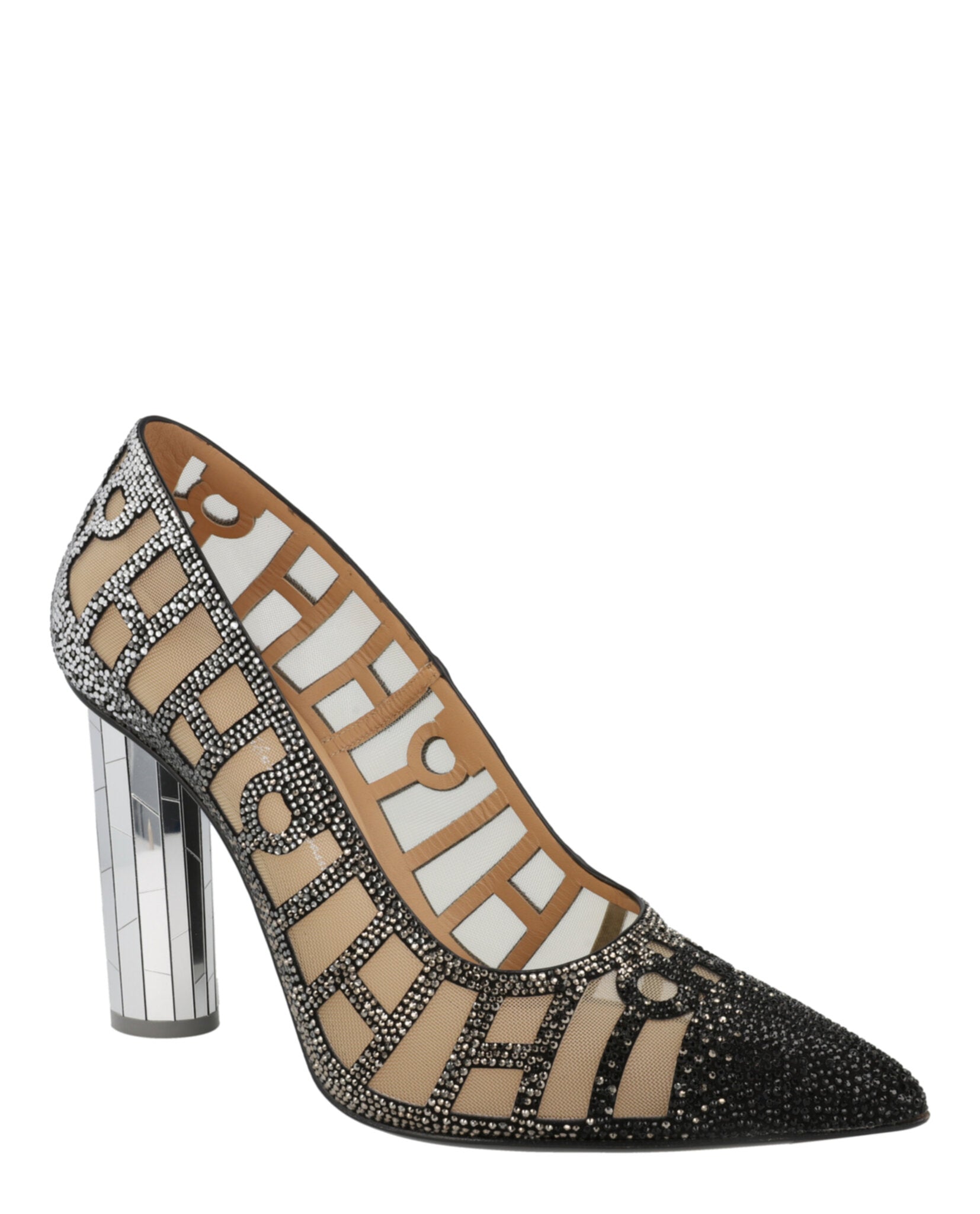 Ferragamo Womens Florise S X5 Crystal-Embellished Pumps