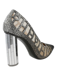 Ferragamo Womens Florise S X5 Crystal-Embellished Pumps