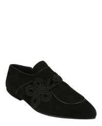 Ferragamo Womens Althea Suede Loafers