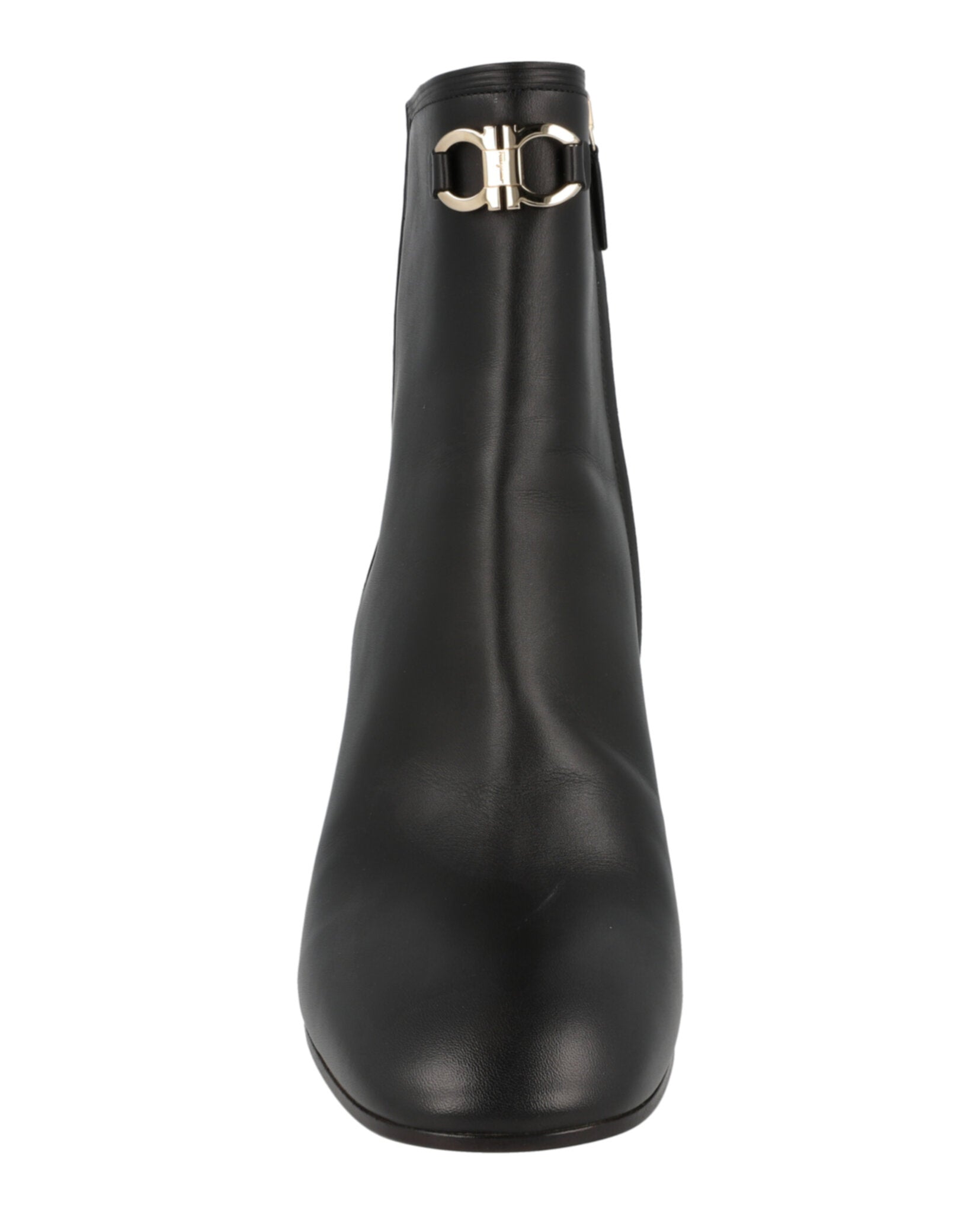 Ferragamo Womens Catuja Leather Booties