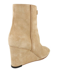 Ferragamo Womens Catuja 70 Suede Ankle Booties
