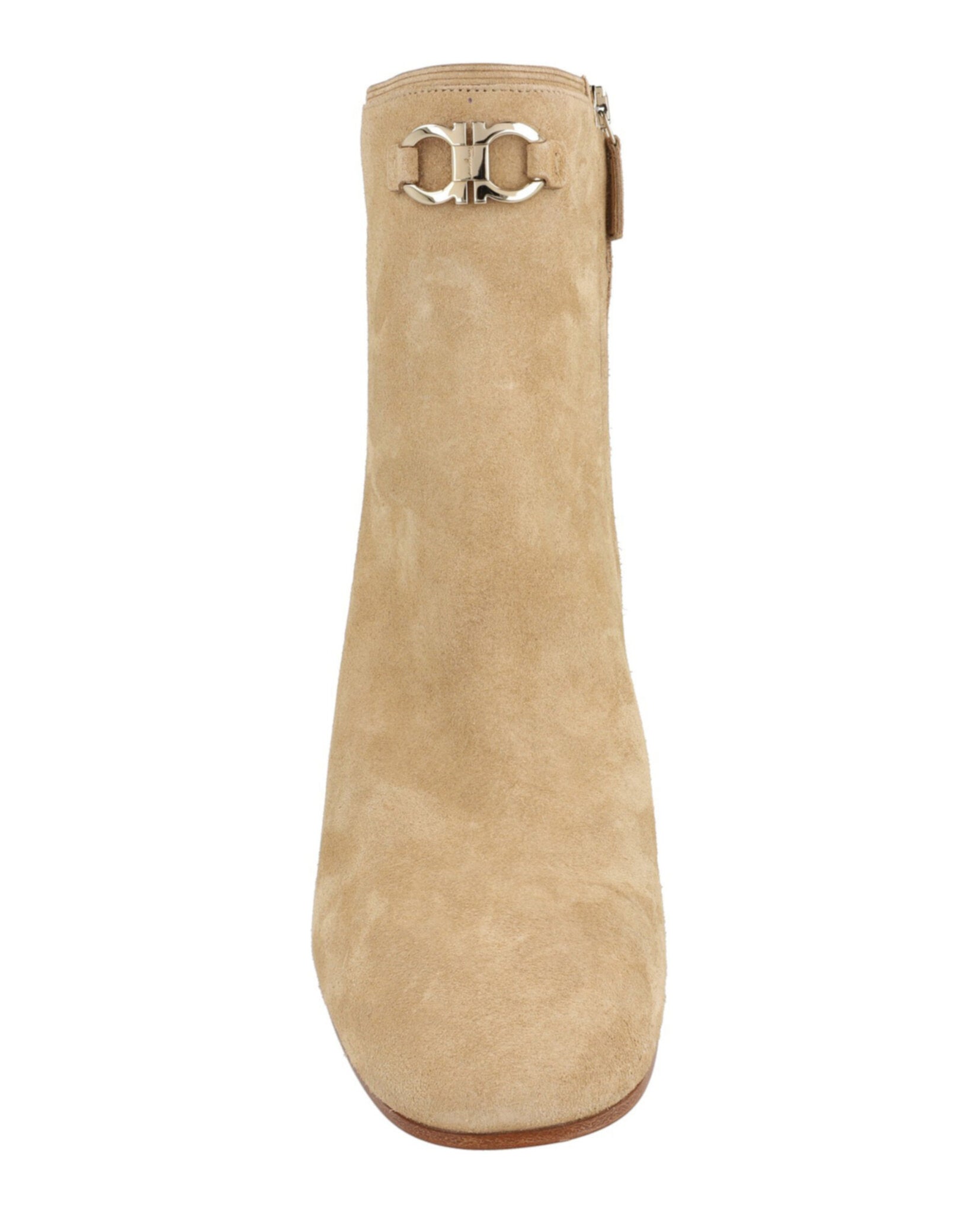 Ferragamo Womens Catuja 70 Suede Ankle Booties