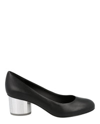 Ferragamo Womens Farrah Mirrored Heel Pumps