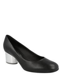 Ferragamo Womens Farrah Mirrored Heel Pumps