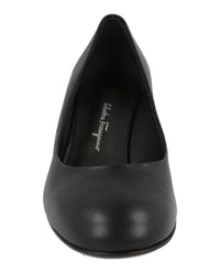 Ferragamo Womens Farrah Mirrored Heel Pumps