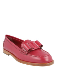 Ferragamo Womens Vivaldo Leather Loafer
