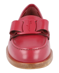 Ferragamo Womens Vivaldo Leather Loafer