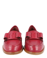 Ferragamo Womens Vivaldo Leather Loafer