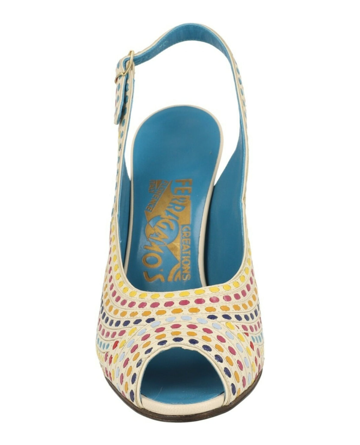 Ferragamo Womens Margareth Archive Limited Edition Slingback Heels