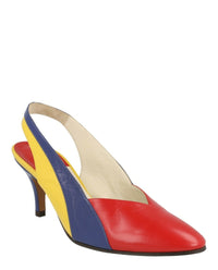 Ferragamo Womens Partenope Archive Limited Edition 1980's Slingback Pumps