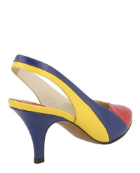 Ferragamo Womens Partenope Archive Limited Edition 1980's Slingback Pumps
