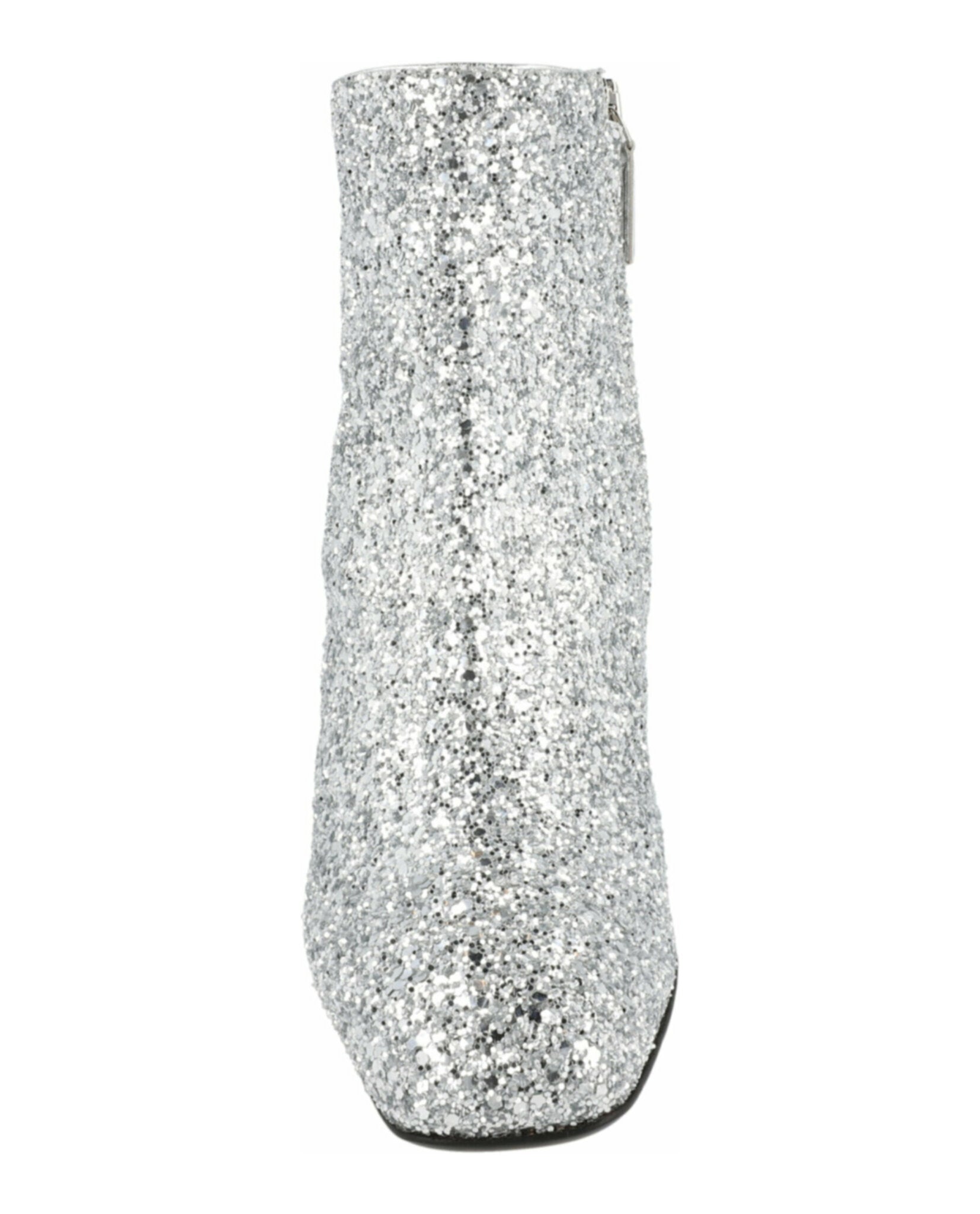 Ferragamo Womens Sal 85 Glitter Ankle Booties