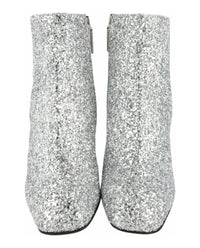 Ferragamo Womens Sal 85 Glitter Ankle Booties