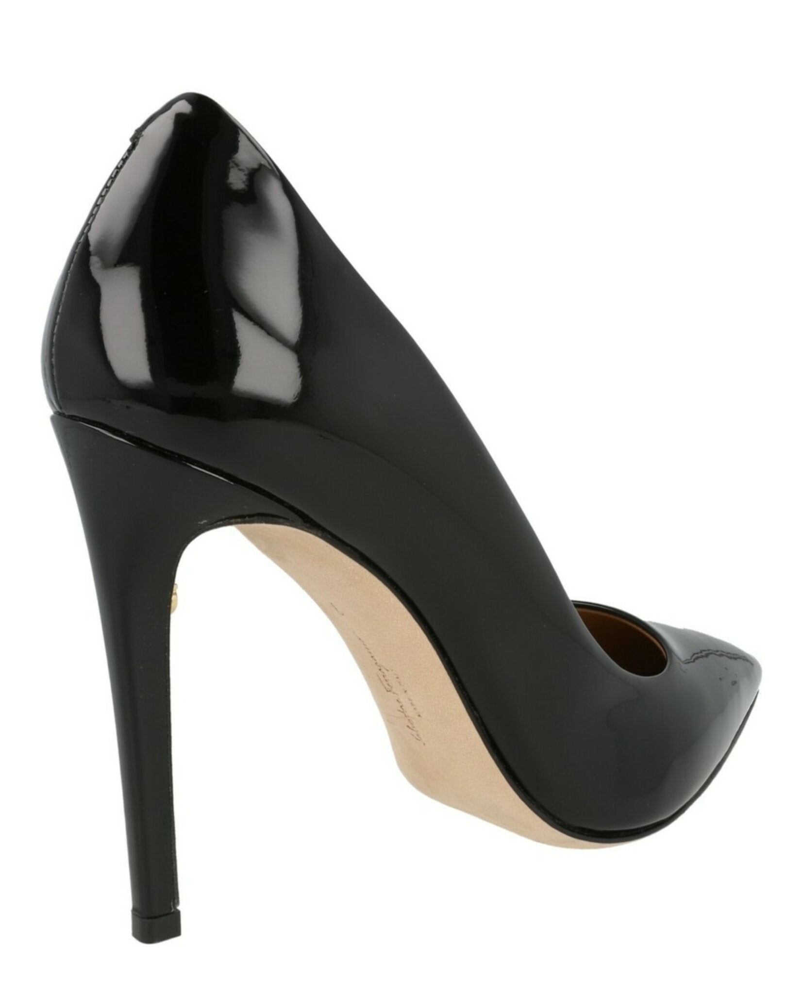 Ferragamo Womens Ilary X5 Patent Leather Pumps - Narrow Width