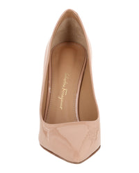 Ferragamo Ferragamo Womens Ilary Pointed-Toe Patent Pumps