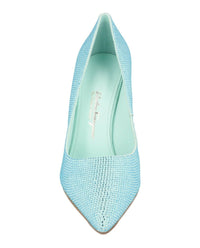 Ferragamo Womens Ilary X5 Crystal Embellished Pumps