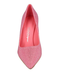 Ferragamo Womens Ilary X5 Crystal Embellished Pumps
