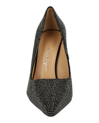 Ferragamo Womens Ilary X5 Crystal Embellished Pumps