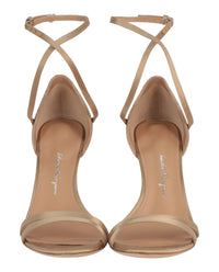 Ferragamo Womens Ines X5 Crystal Embellished Strappy Sandals