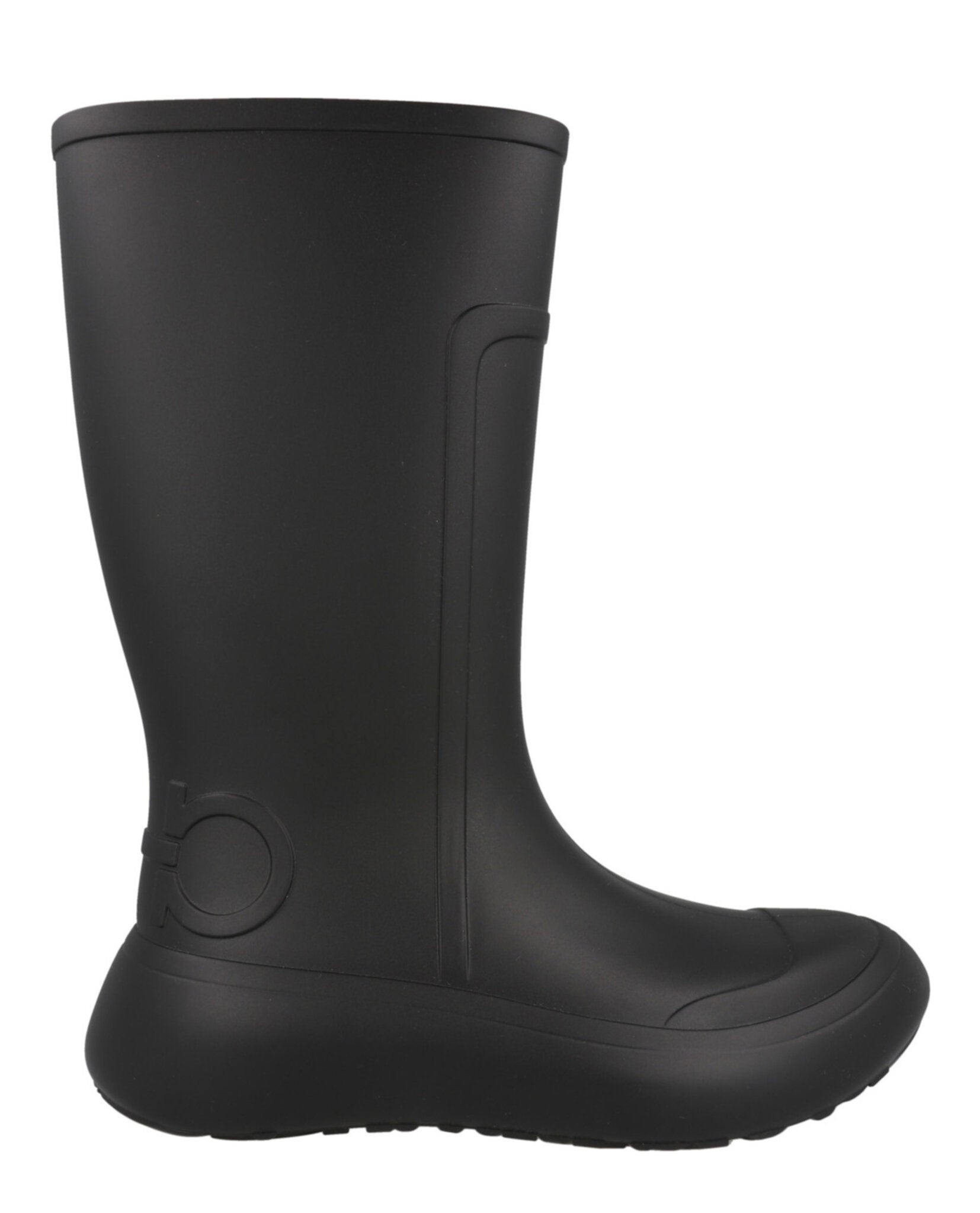 Ferragamo Womens Gancini Logo Rain Boots