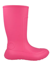 Ferragamo Womens Gancini Logo Rain Boots