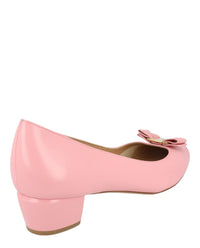 Ferragamo Ferragamo Womens Vara Leather Pumps
