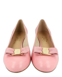 Ferragamo Ferragamo Womens Vara Leather Pumps