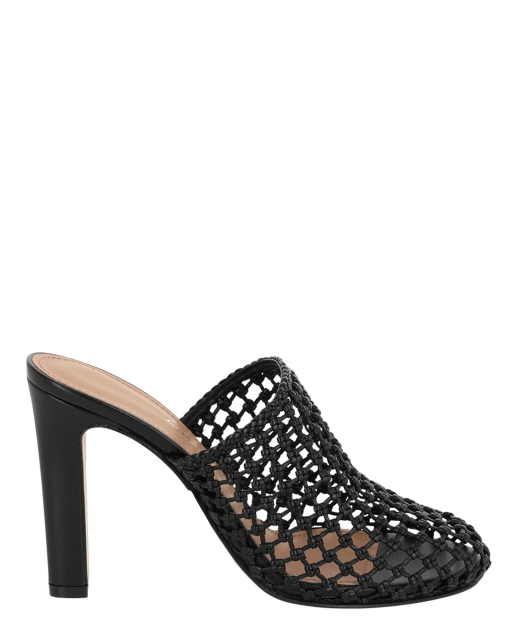 Ferragamo Womens Ellas X5 Caged Mules Black