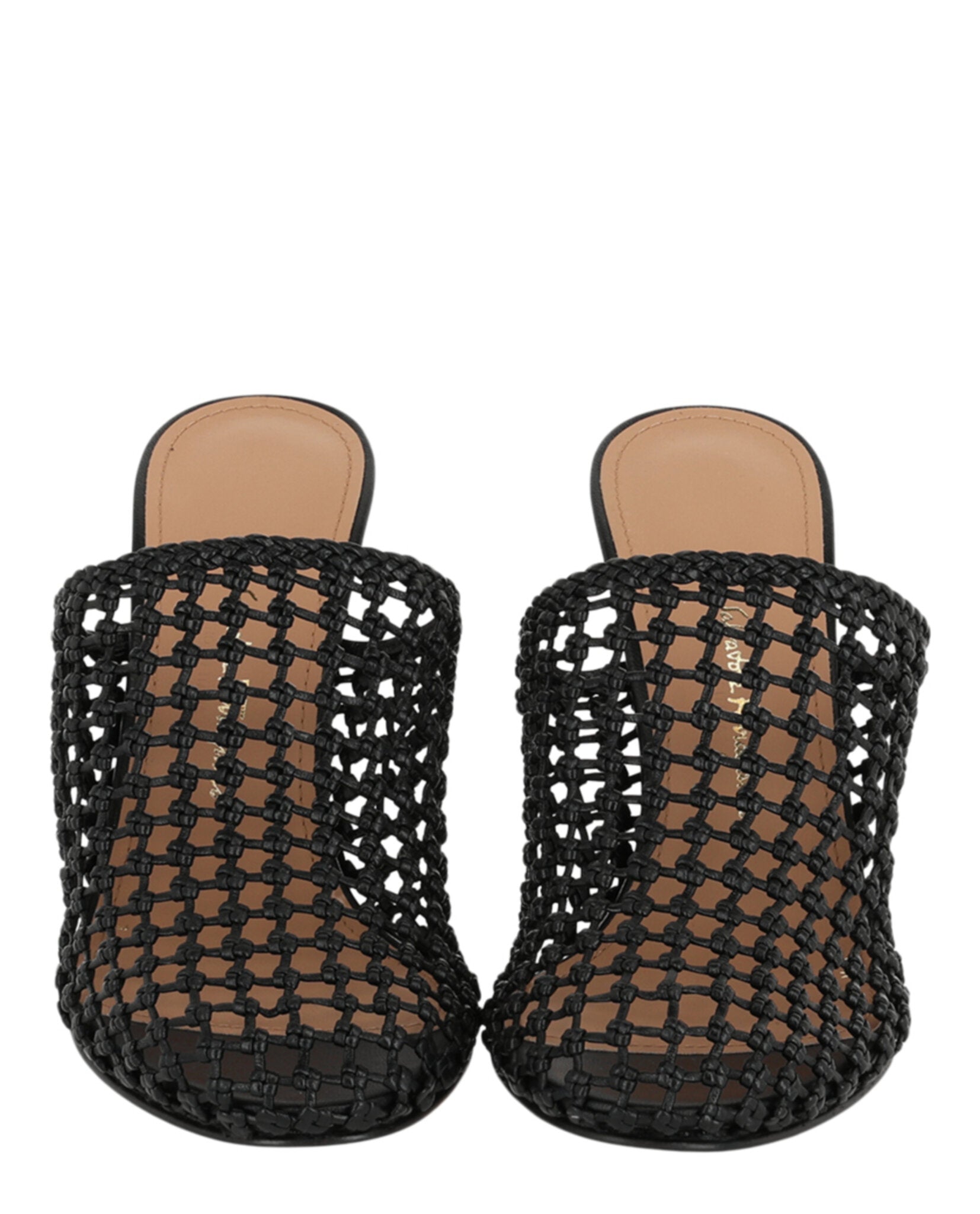 Ferragamo Womens Ellas X5 Caged Mules