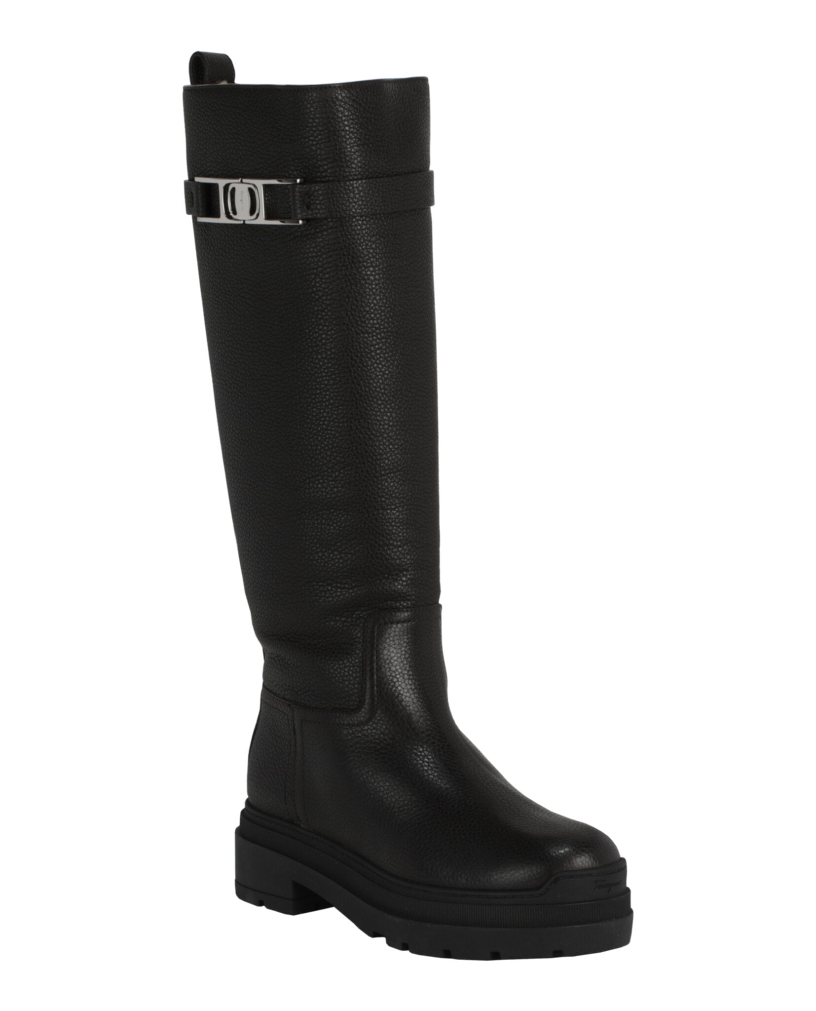Ferragamo Womens Ryder F Knee-High Boots