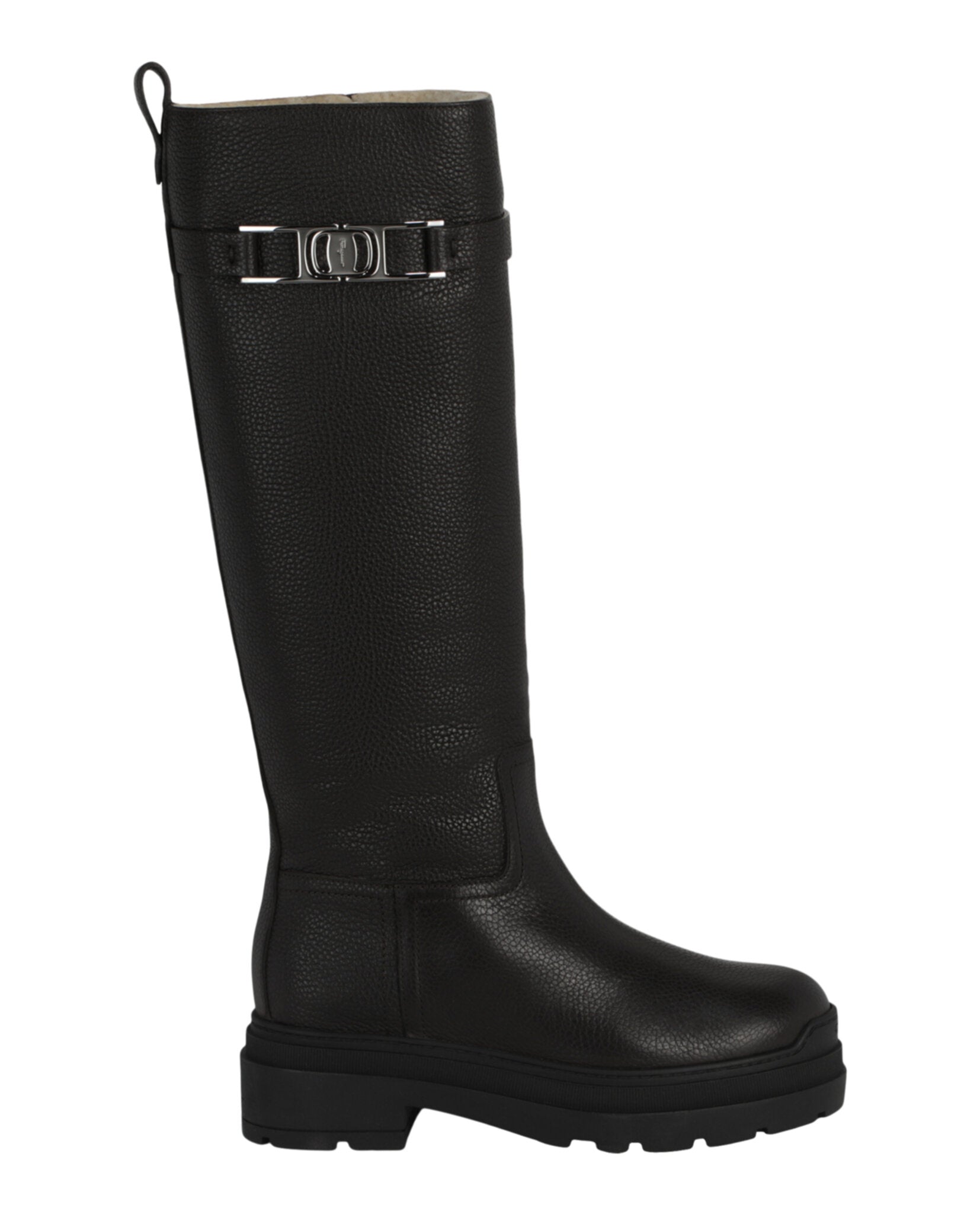 Ferragamo Womens Ryder F Knee-High Boots
