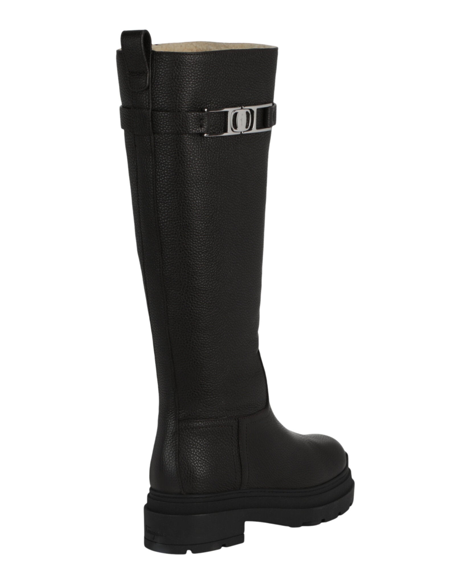 Ferragamo Womens Ryder F Knee-High Boots