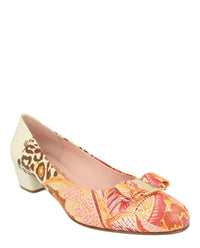 Ferragamo Womens Vara Leather Pumps - Narrow Width