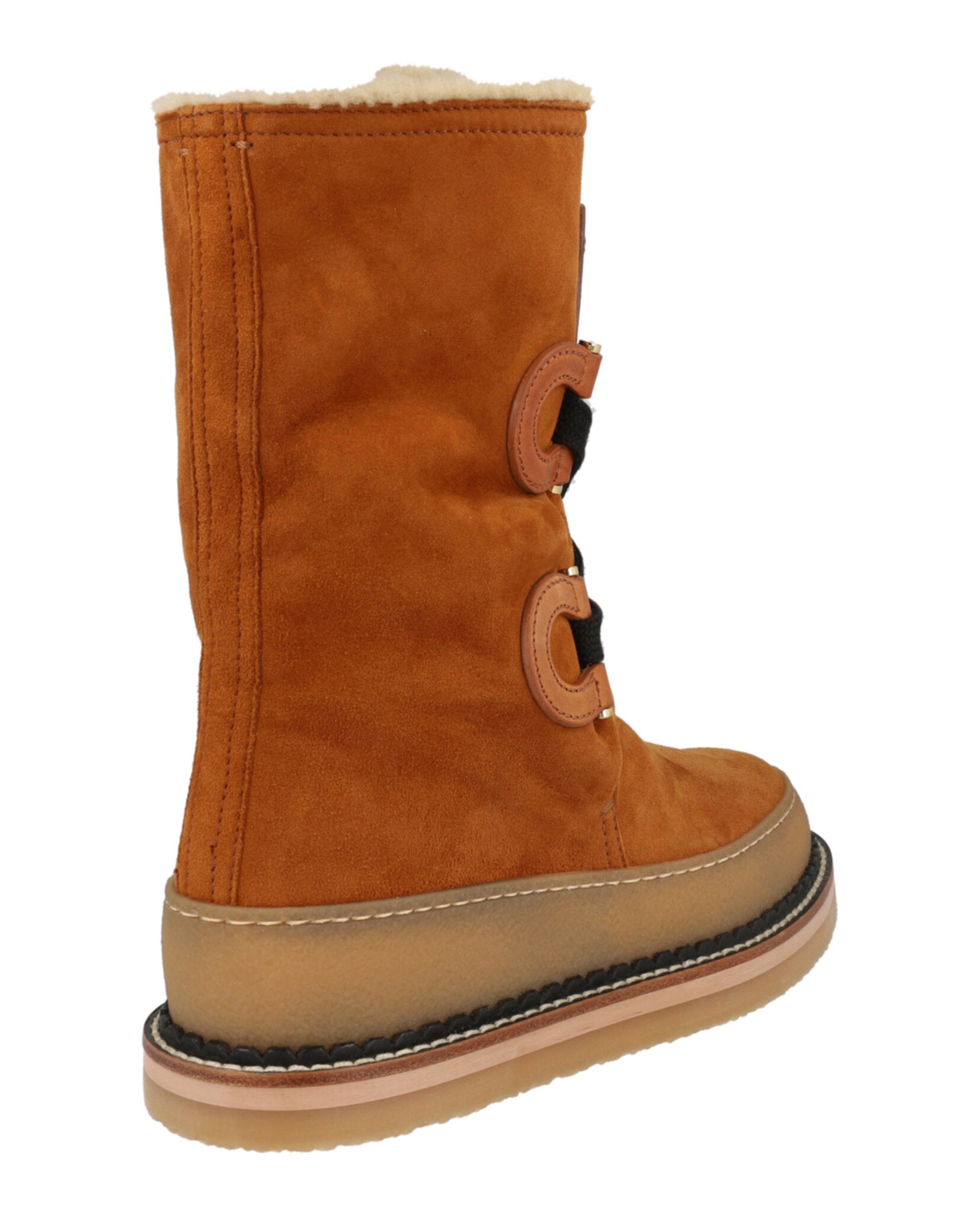 Ferragamo Womens Celeno Slouchy Suede Boots