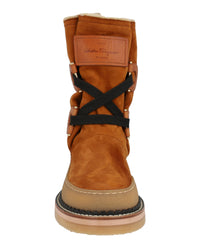 Ferragamo Womens Celeno Slouchy Suede Boots