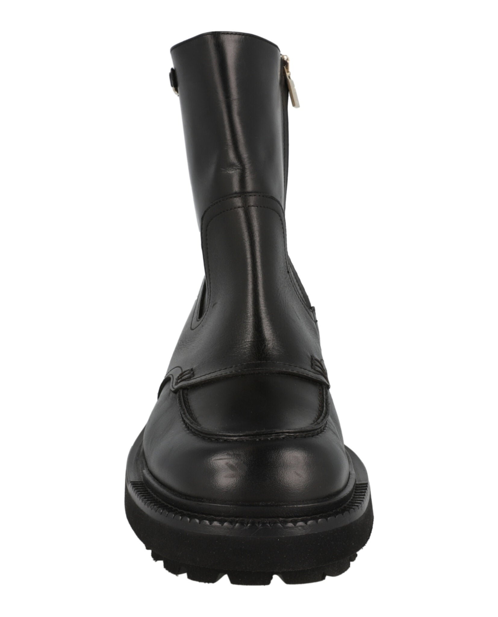 Ferragamo Womens Oreste Leather Bootie