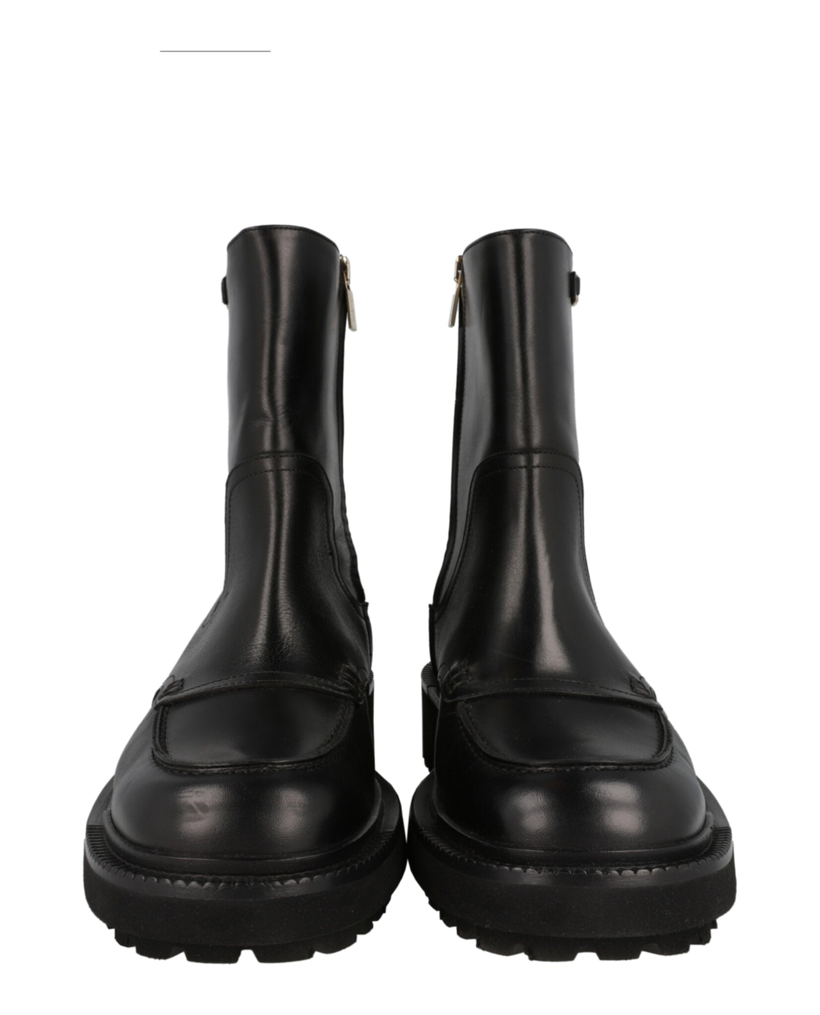 Ferragamo Womens Oreste Leather Bootie