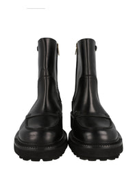 Ferragamo Womens Oreste Leather Bootie