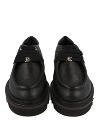 Ferragamo Womens Euripilo Leather Loafers