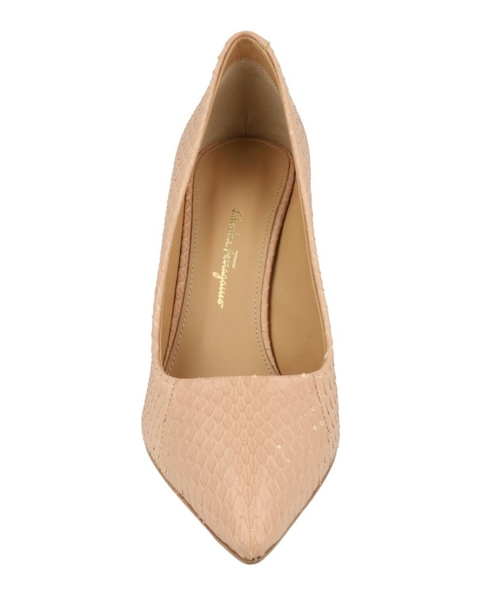 Ferragamo Womens IIary X5 Snakeskin Pumps - Narrow Width