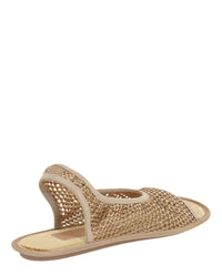Ferragamo Womens Anio Crystal Embellished Slingback Sandals