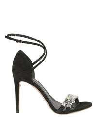 Ferragamo Womens Ines Suede Stiletto Heels