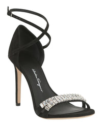 Ferragamo Womens Ines Suede Stiletto Heels
