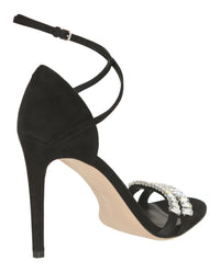 Ferragamo Womens Ines Suede Stiletto Heels