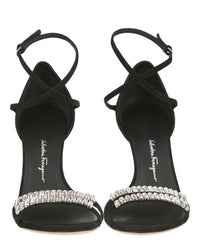 Ferragamo Womens Ines Suede Stiletto Heels