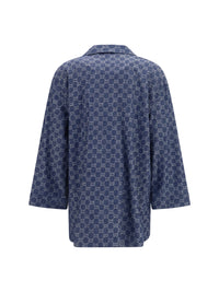 Gucci Women Gg Jacquard Cotton Jacket