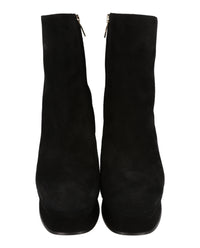 Ferragamo Womens Sandra Suede Platform Booties