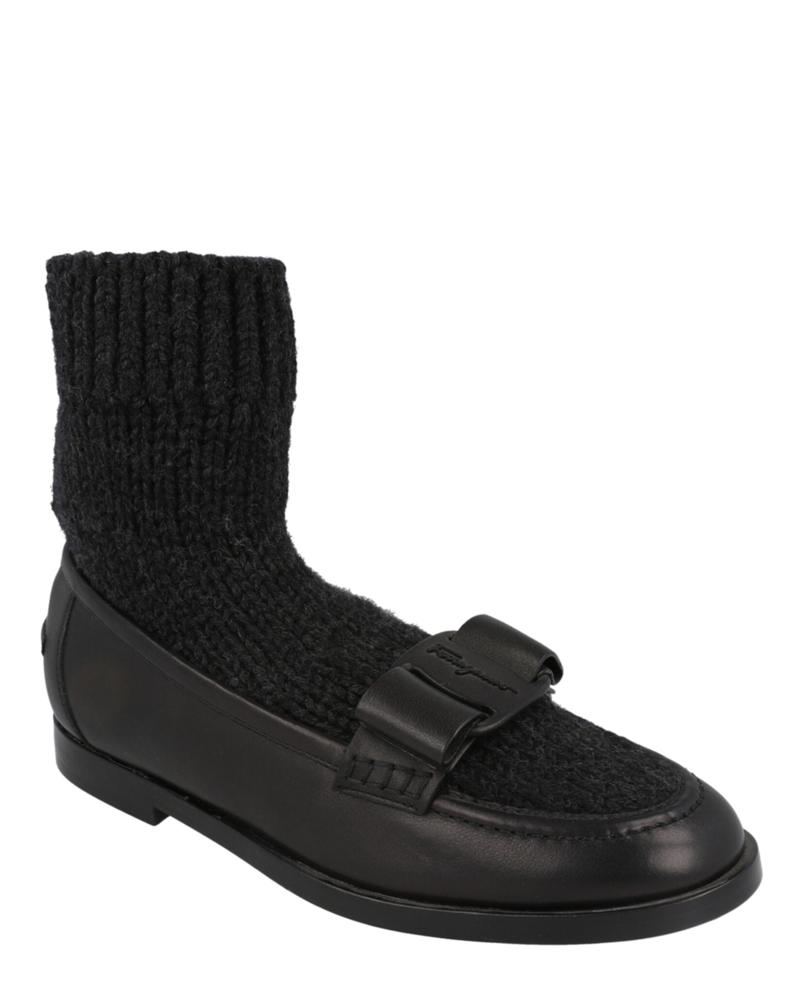Ferragamo Womens Vivaldo Sock Loafers