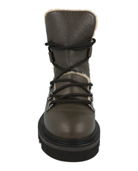 Ferragamo Womens Elimo F Leather Boots